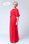 Платье М020-П Хлопок красный